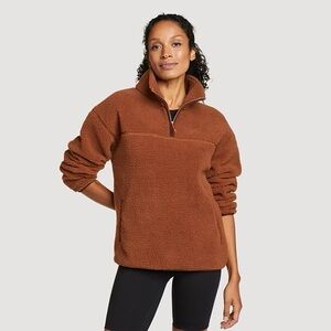 Eddie Bauer “We Wander" Fleece Quarter Zip
